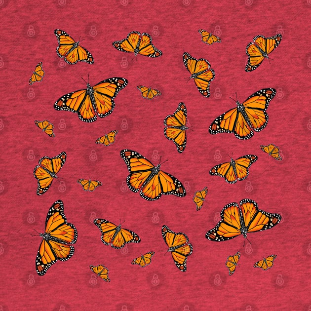 Monarch butterflies by rlnielsen4